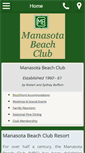 Mobile Screenshot of manasotabeachclub.com